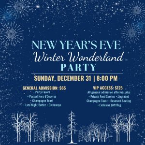 Gas Light New Years Eve 2023 Winter Wonderland party
